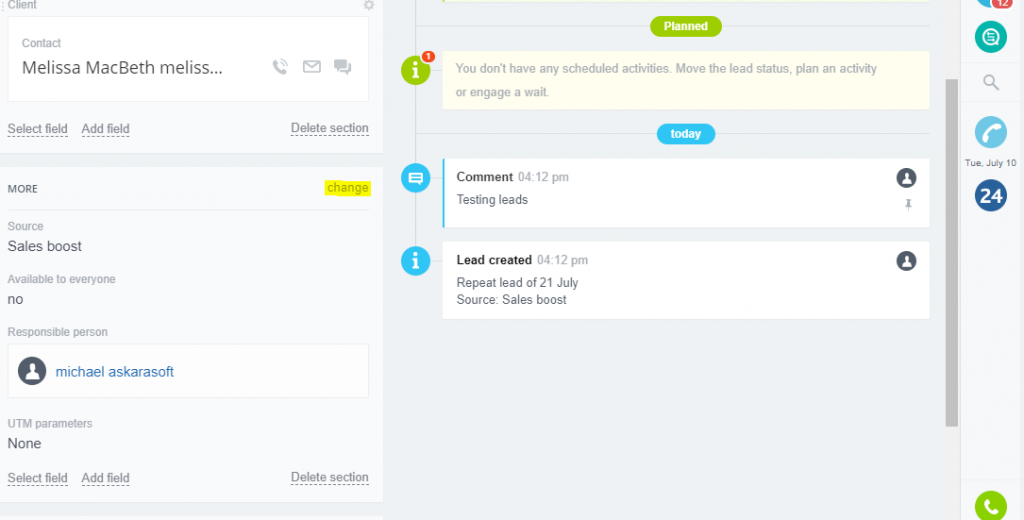 CRM Bitrix24 Untuk Sistem Reservasi - Askarasoft